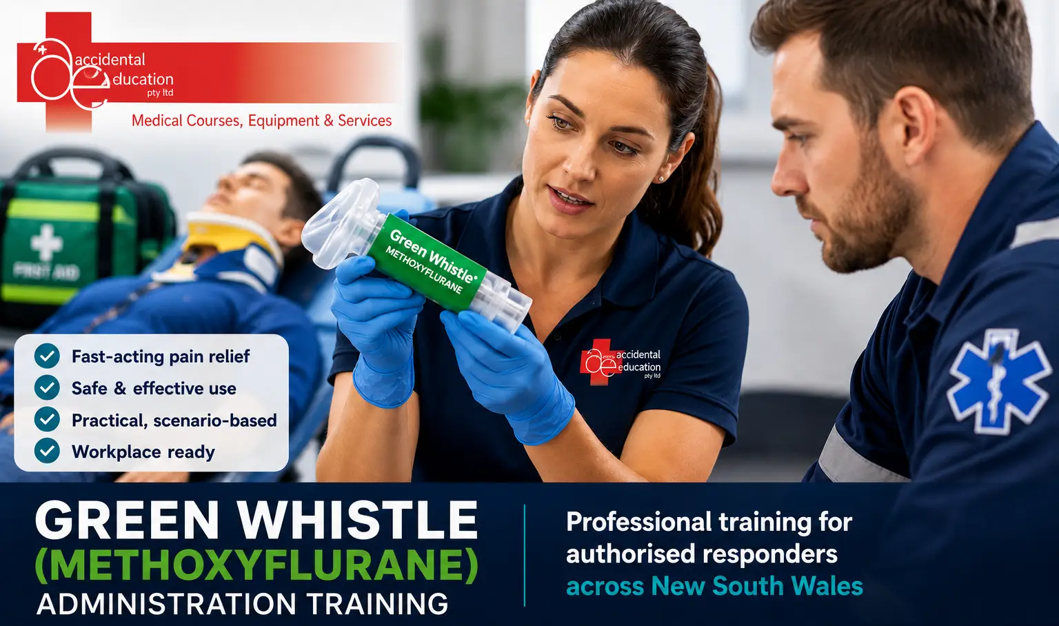 Green Whistle (Methoxyflurane) Administration Training