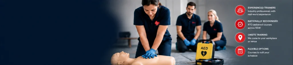 Professional First Aid, CPR and Emergency Response Training delivered by Accidental Education throughout New South Wales.